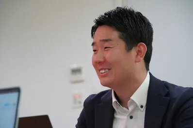 インタビュー中の様子